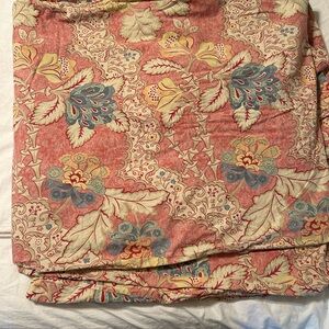 Pottery Barn King Duvet with 3 Euro pillow shams